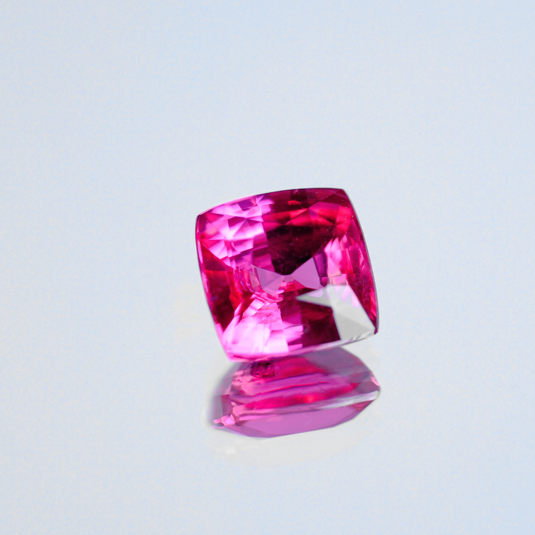 2.66 ct Tanzanian Unheated Orangy-Pink Spinel