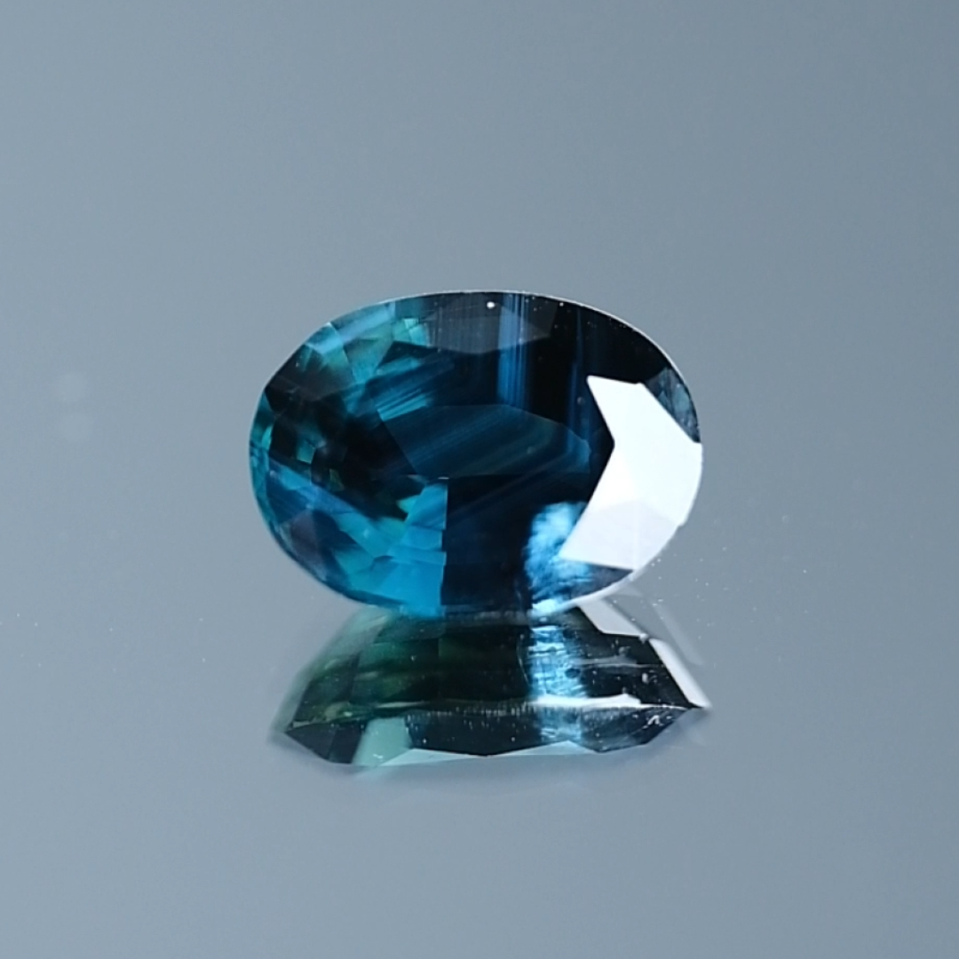 3.37 ct Unheated Greenish-Blue Sapphire